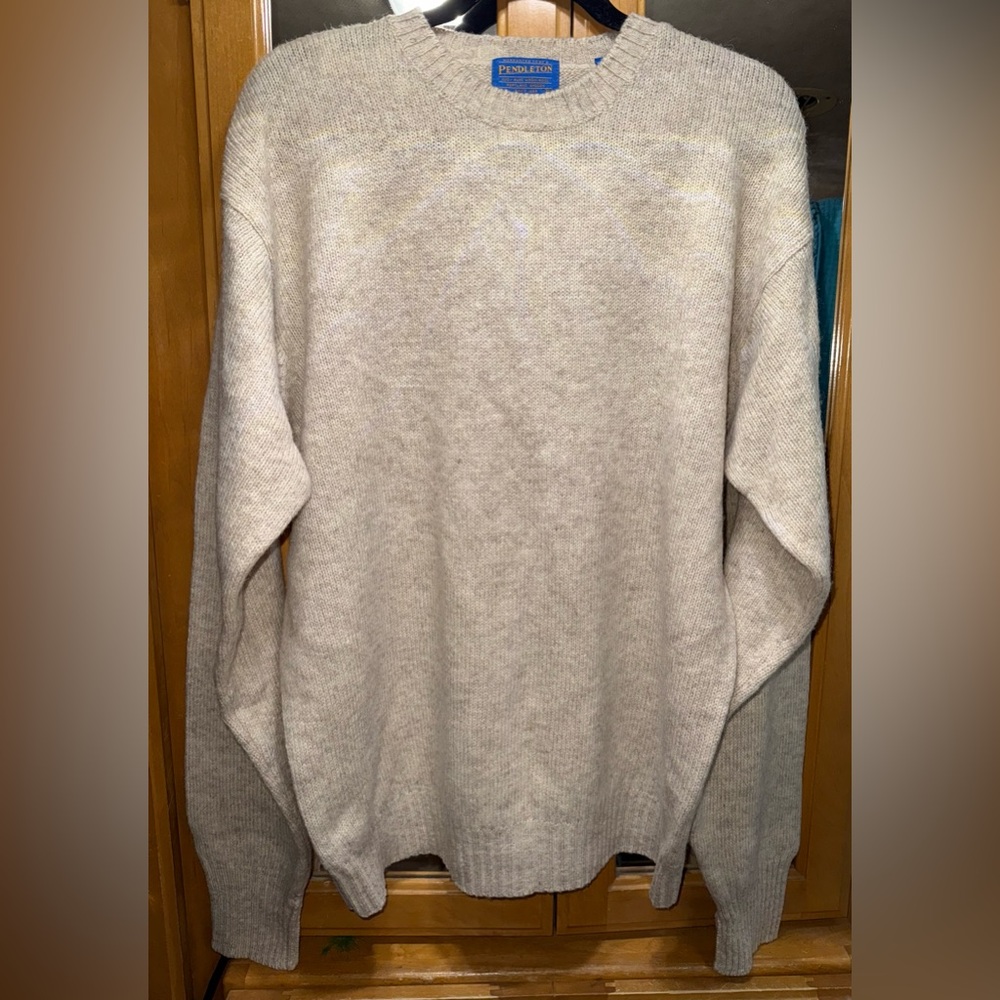 Pendleton Cream Crewneck Sweater